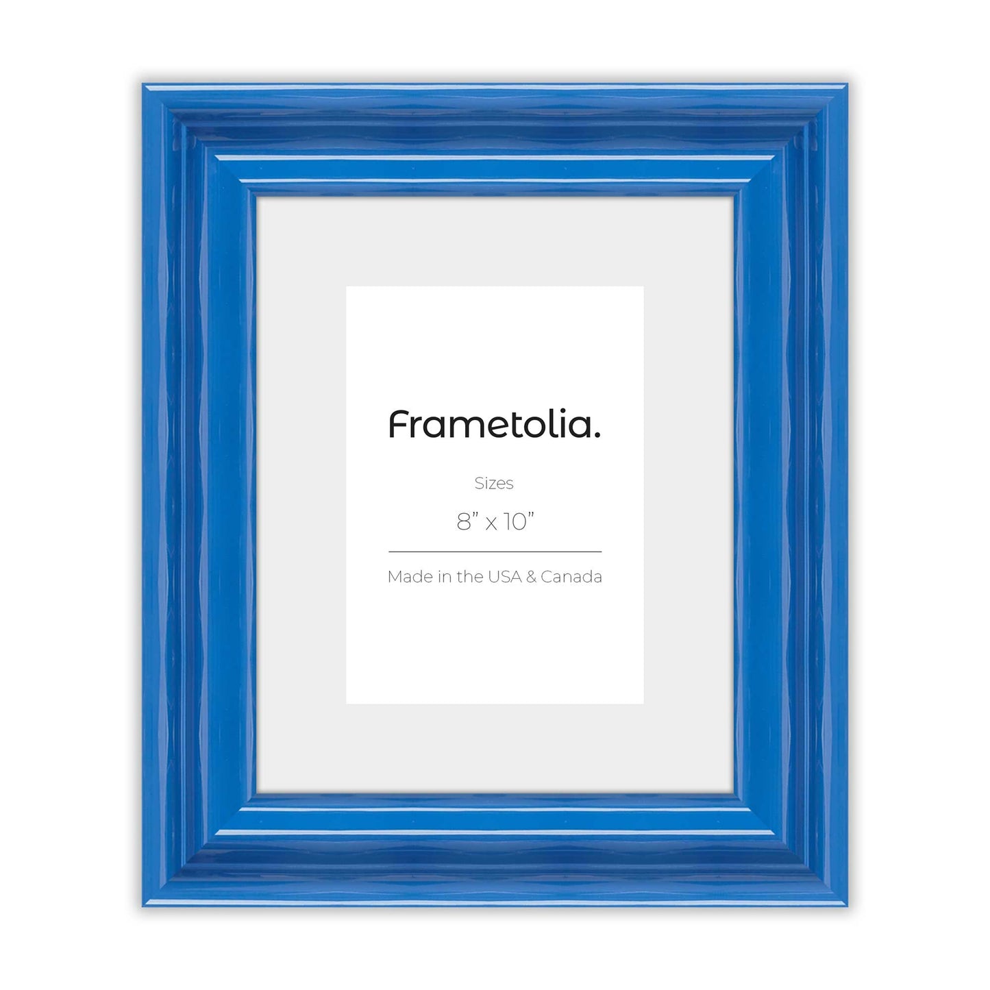 Seaport Blue Frame With Custom Print