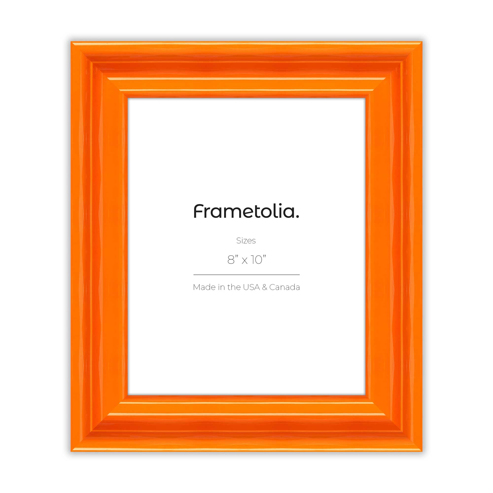 orange marmalade wide width wall frame