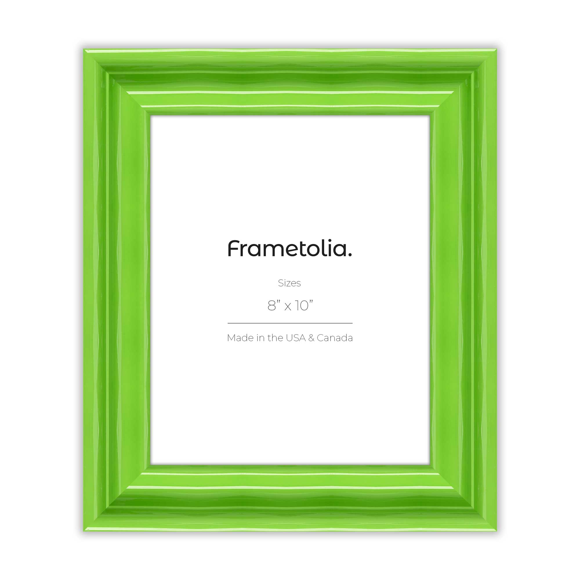 lime gloss wall frame