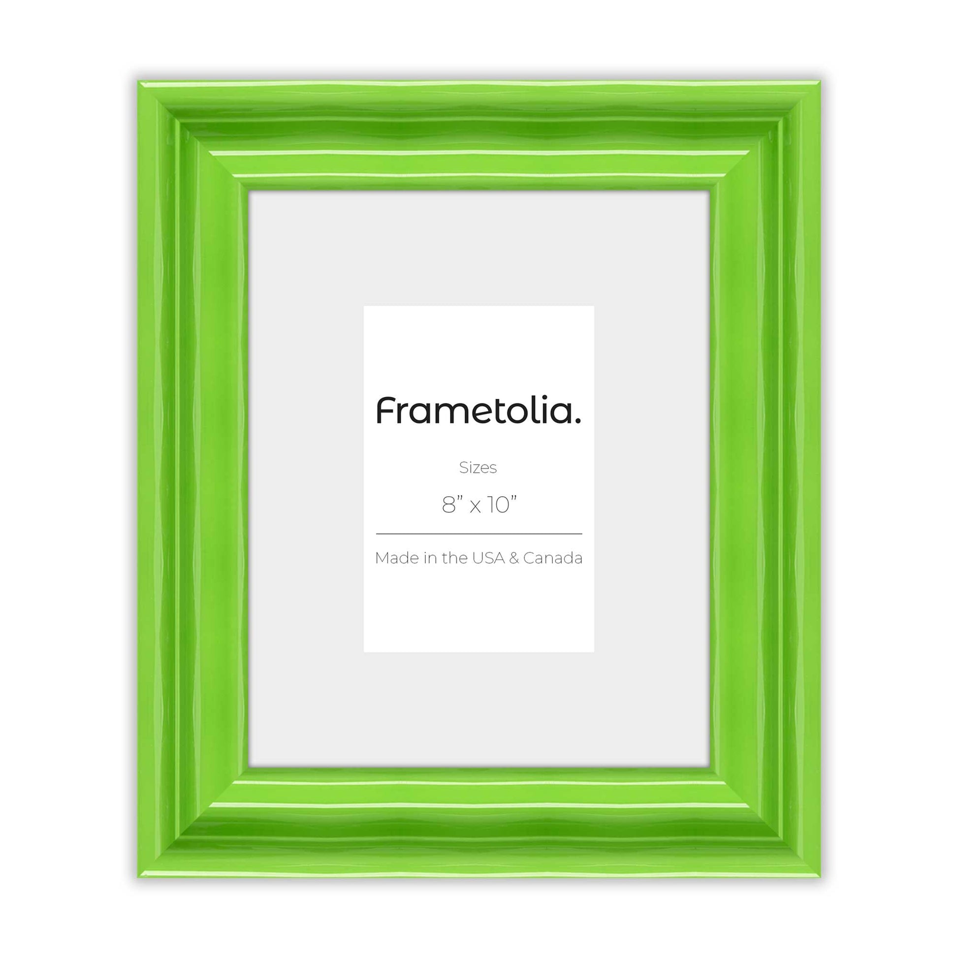 [Color:Fresh Lime Gloss],front of picture frame
