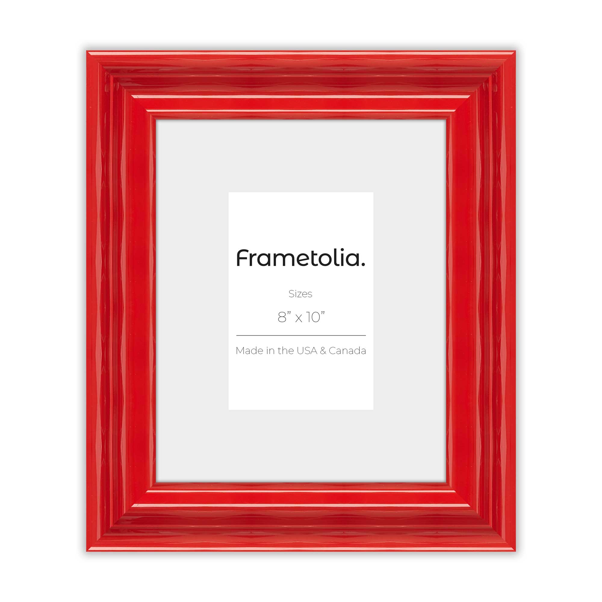 Cherry Red Gloss Solano Wall Frame – Frametolia.