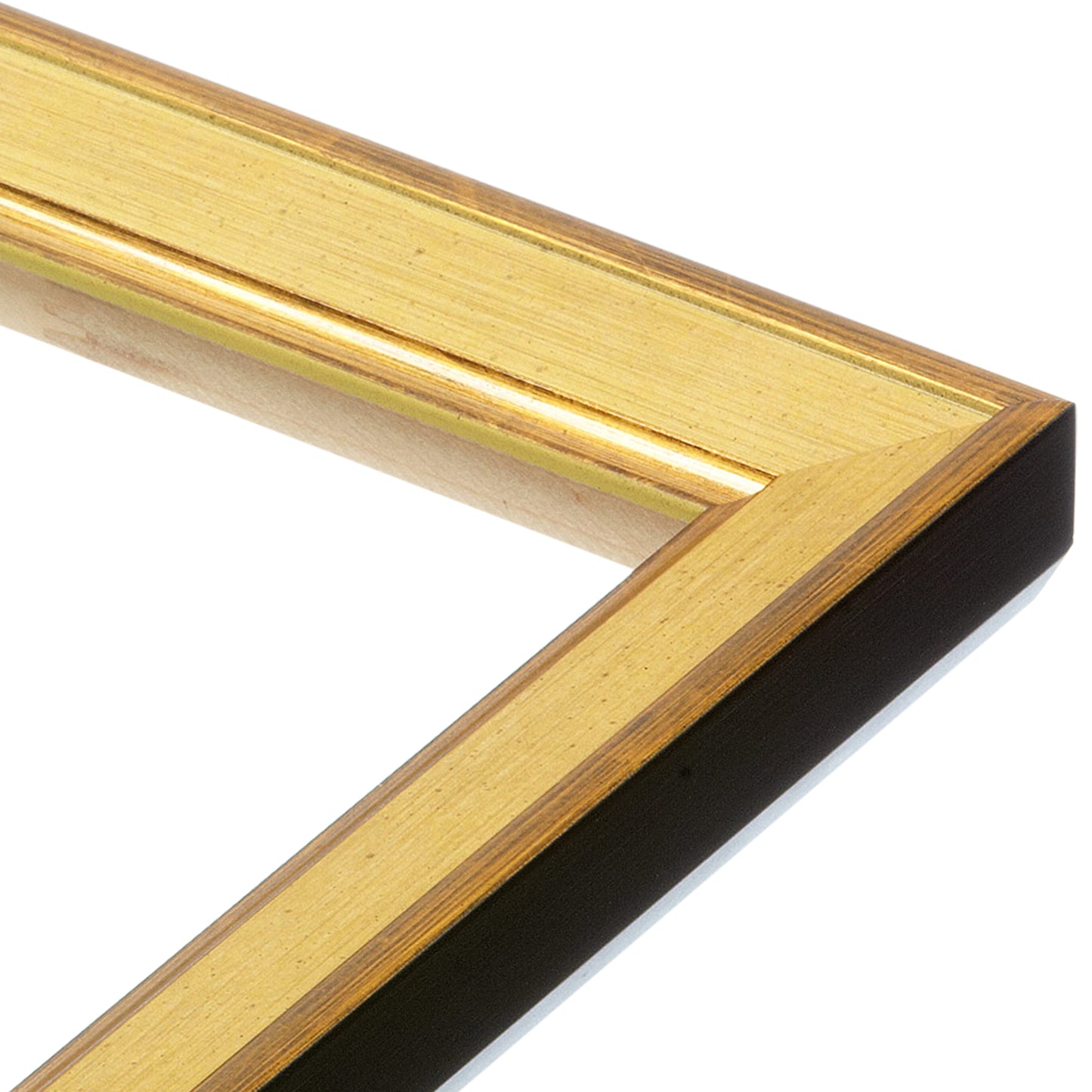 Rubbed Gold Contemporary Medium Width Table Top Frame