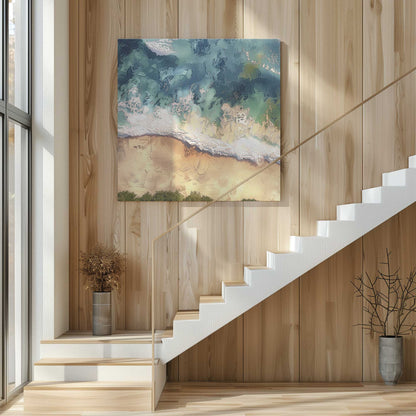 [Color:Stretched Canvas], Picture of art in a room