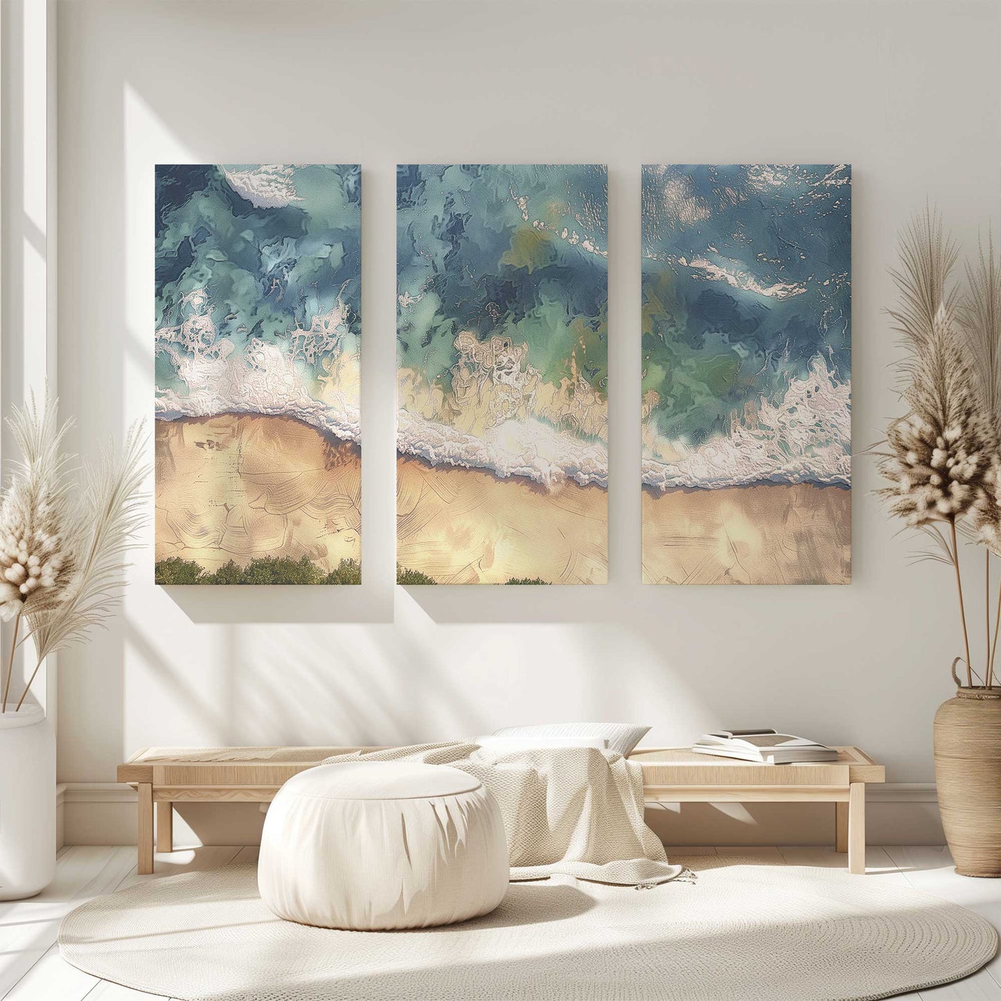 [Color:Stretched Canvas], Picture of art in a room