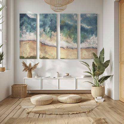 [Color:Stretched Canvas], Picture of art in a room