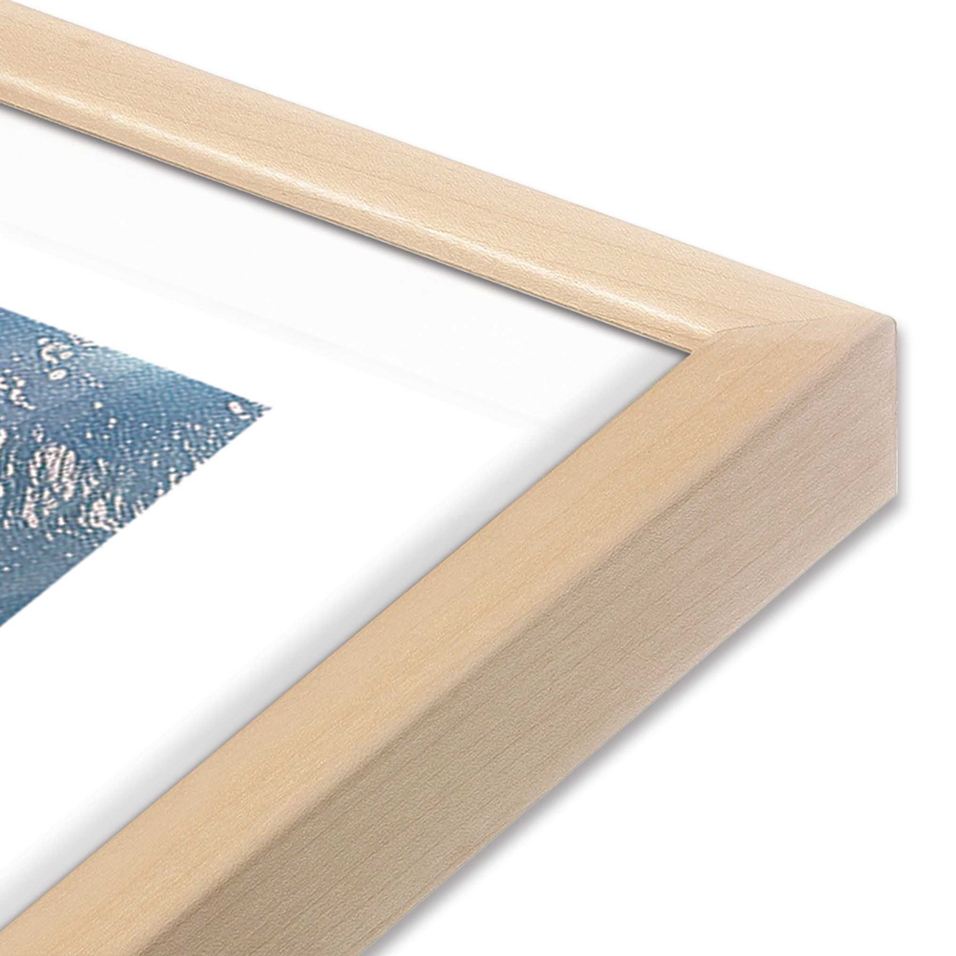 [Color:Raw Maple], Picture of art in a Raw Maple frame of the corner