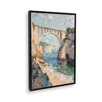 [Color:Satin Black], Picture of art in a Satin Black frame at an angle