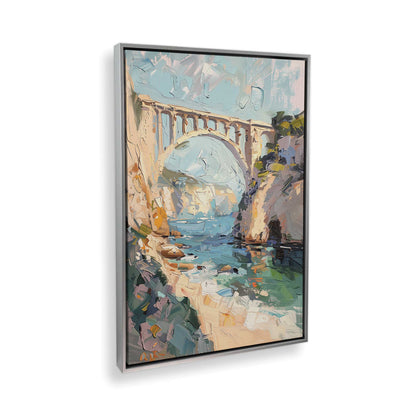 [Color:Polished Chrome], Picture of art in a Polished Chrome frame at an angle