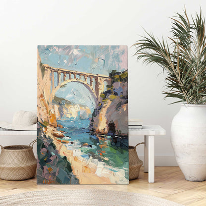 Bridging Hues Print on Canvas