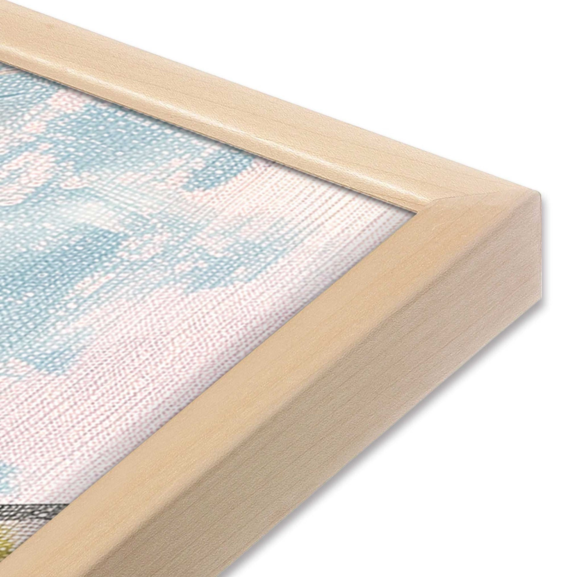 [Color:Raw Maple], Picture of art in a Raw Maple frame of the corner