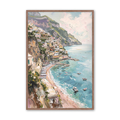 [Color:Powder Rose], Picture of art in a Powder Rose frame