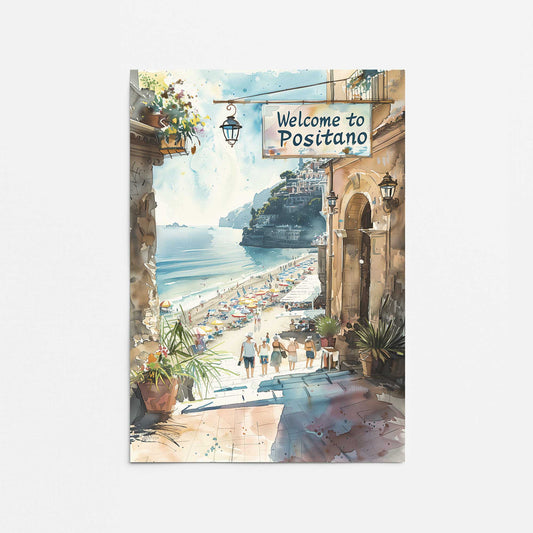 Coastal Greeting v1 Promotional Rolled Print