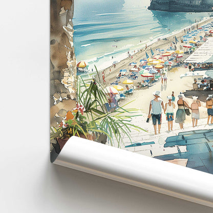 Coastal Greeting v1 Promotional Rolled Print