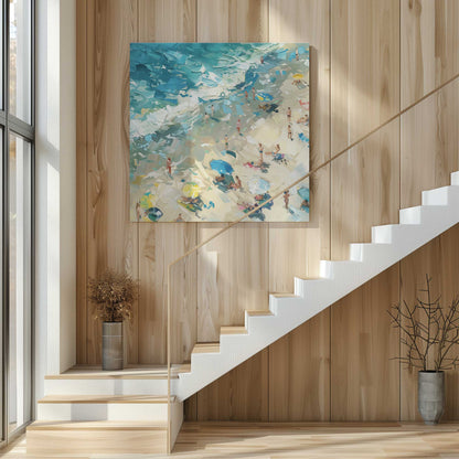 [Color:Stretched Canvas], Picture of art in a room