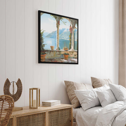 Lakeside Repose Print on Canvas