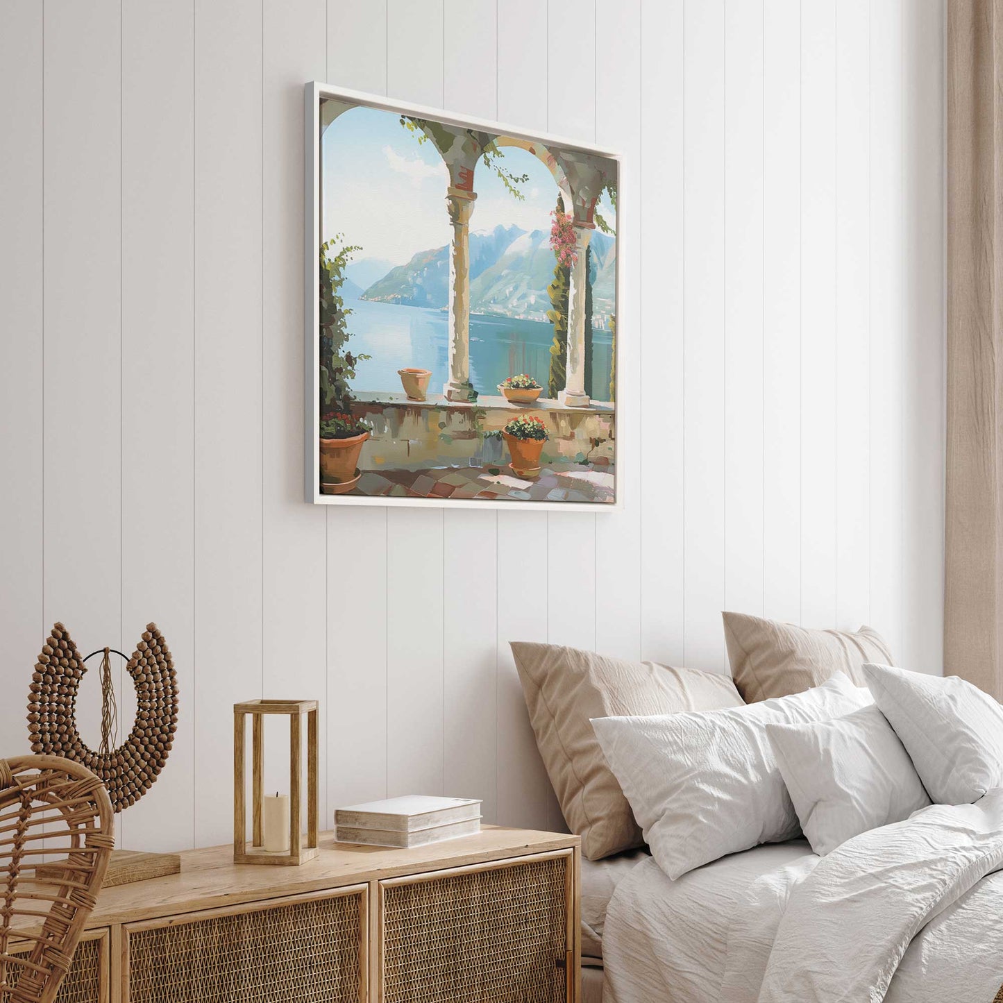 Lakeside Repose Print on Canvas