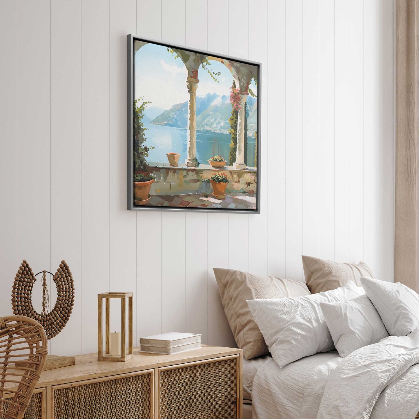 Lakeside Repose Print on Canvas