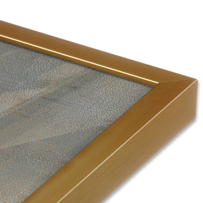 [Color:Polished Gold],[shape:rectangle] Picture of art in a Polished Gold frame of the corner