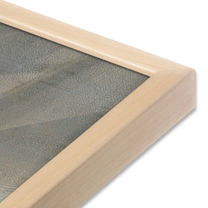 [Color:Raw Maple],[shape:rectangle] Picture of art in a Raw Maple frame of the corner