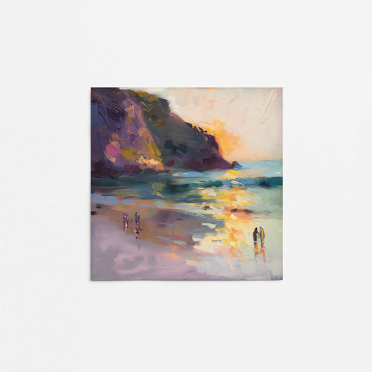 Nocturne Sunset Soiree v1 Square Promotional Rolled Print