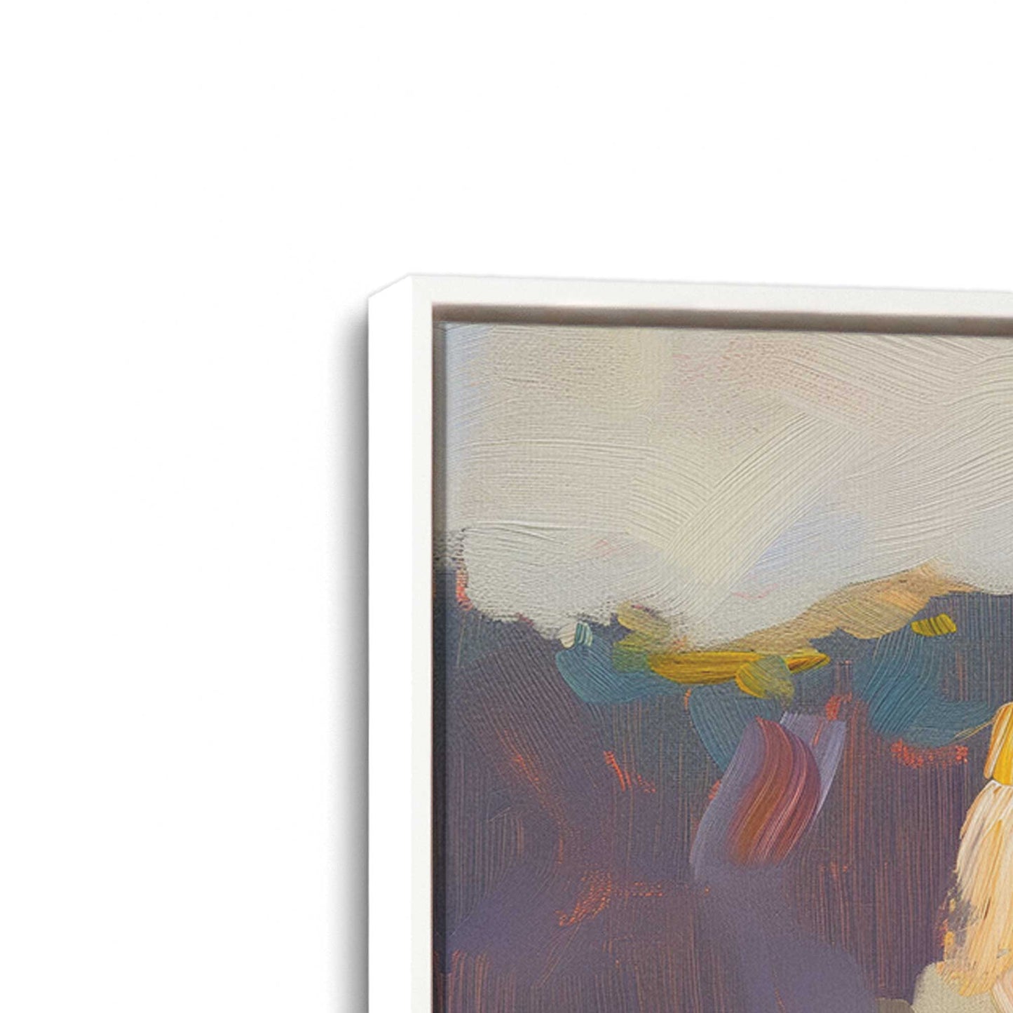 [Color:Opaque White], Picture of the corner of the art