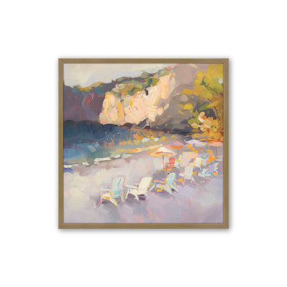 [Color:Brushed Gold], Picture of art in a Brushed Gold frame