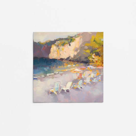 Nocturne Sunset Soiree v2 Square Promotional Rolled Print