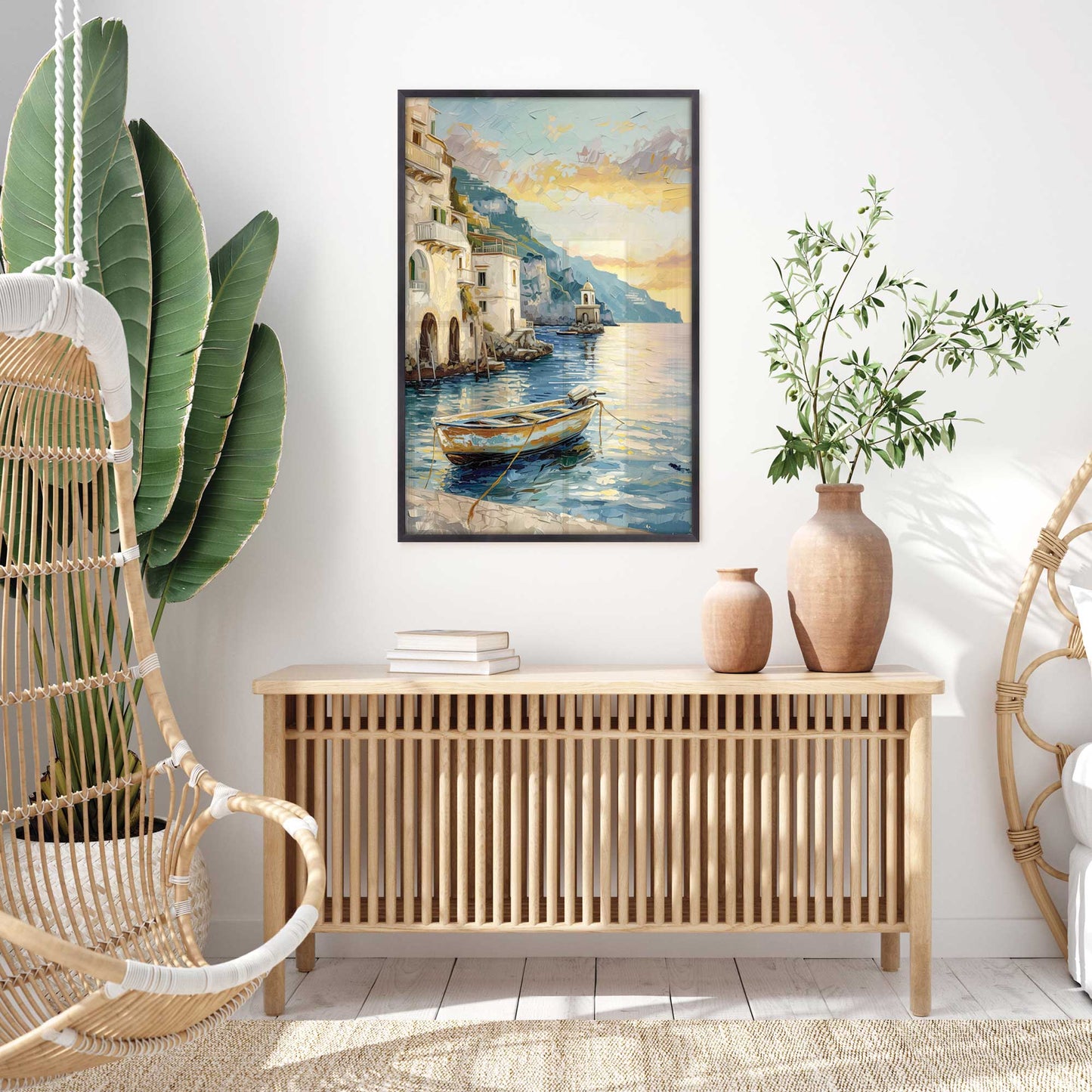 Positano Azure Retreat Print