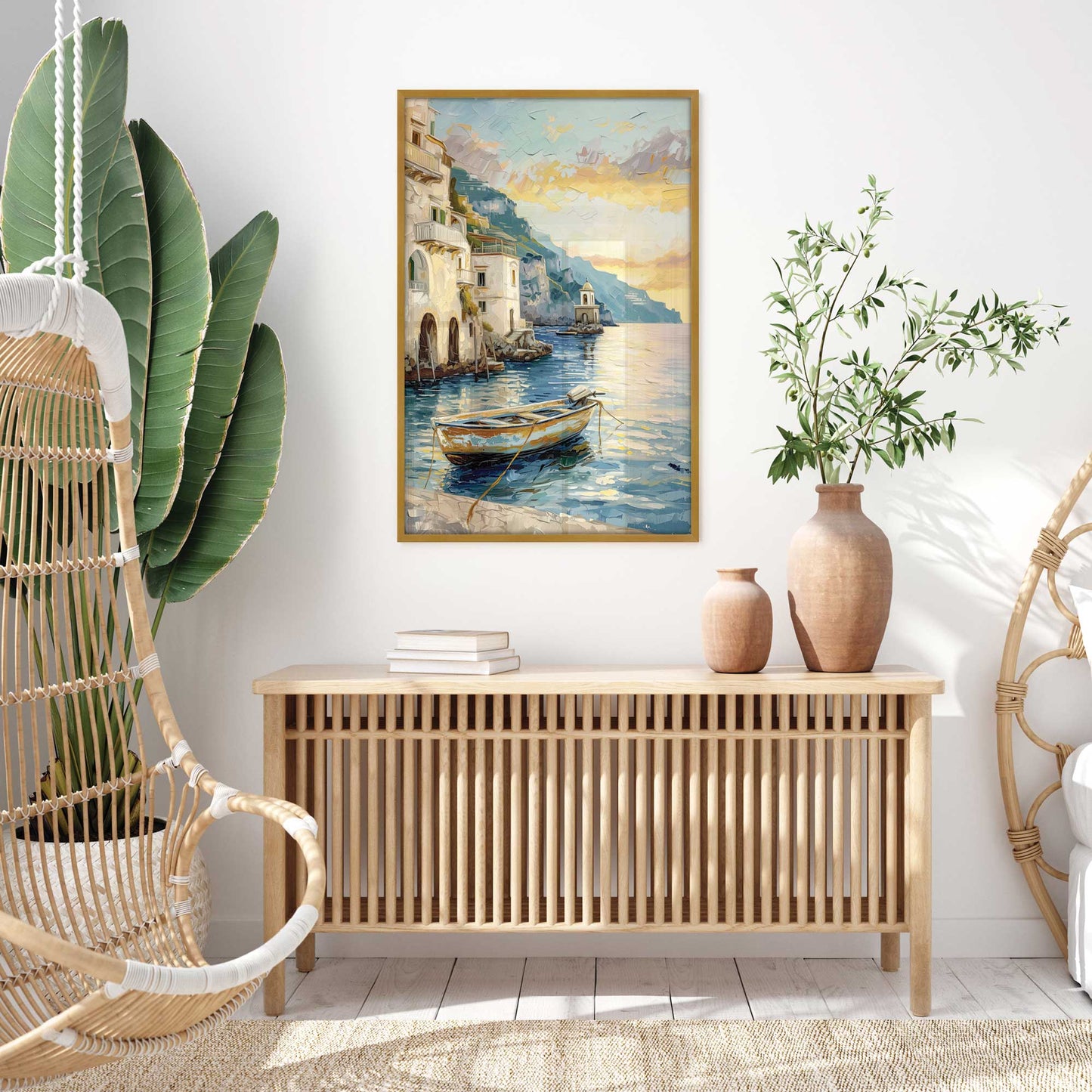 Positano Azure Retreat Print