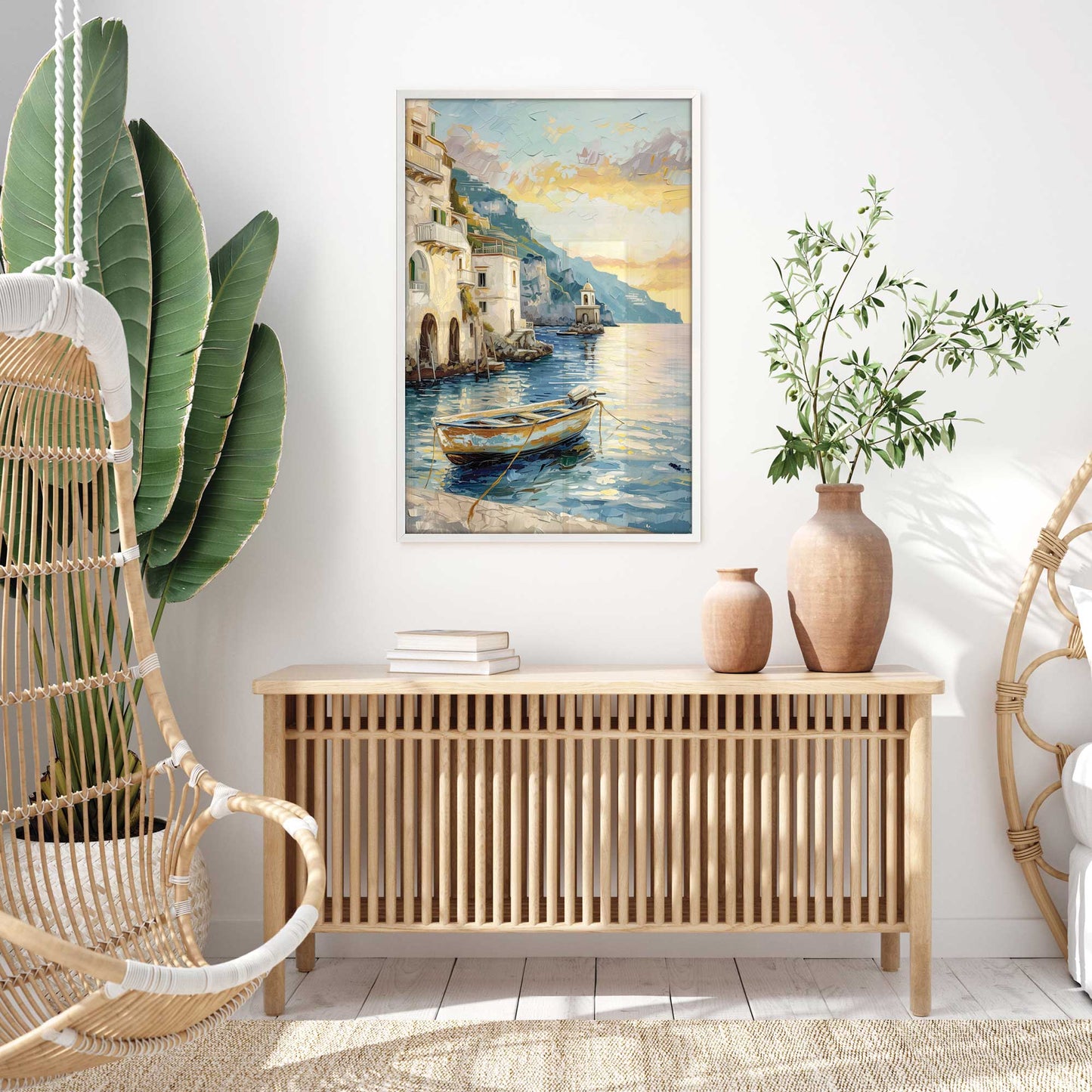 Positano Azure Retreat Print