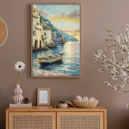 Positano Azure Retreat Print