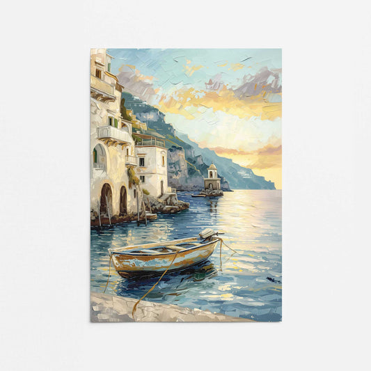 Positano Azure Retreat Promotional Rolled Print