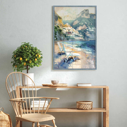 Positano Beachfront Idyll Print