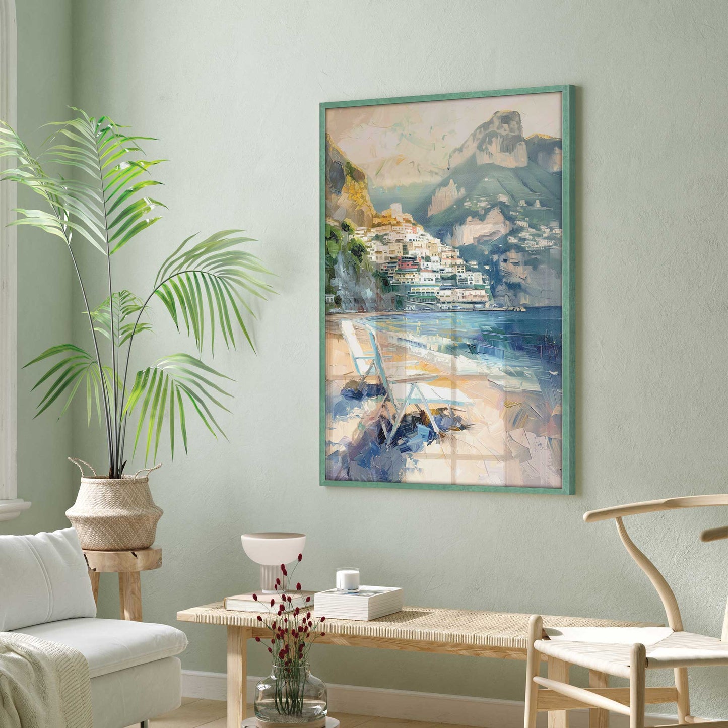 Positano Beachfront Idyll Print