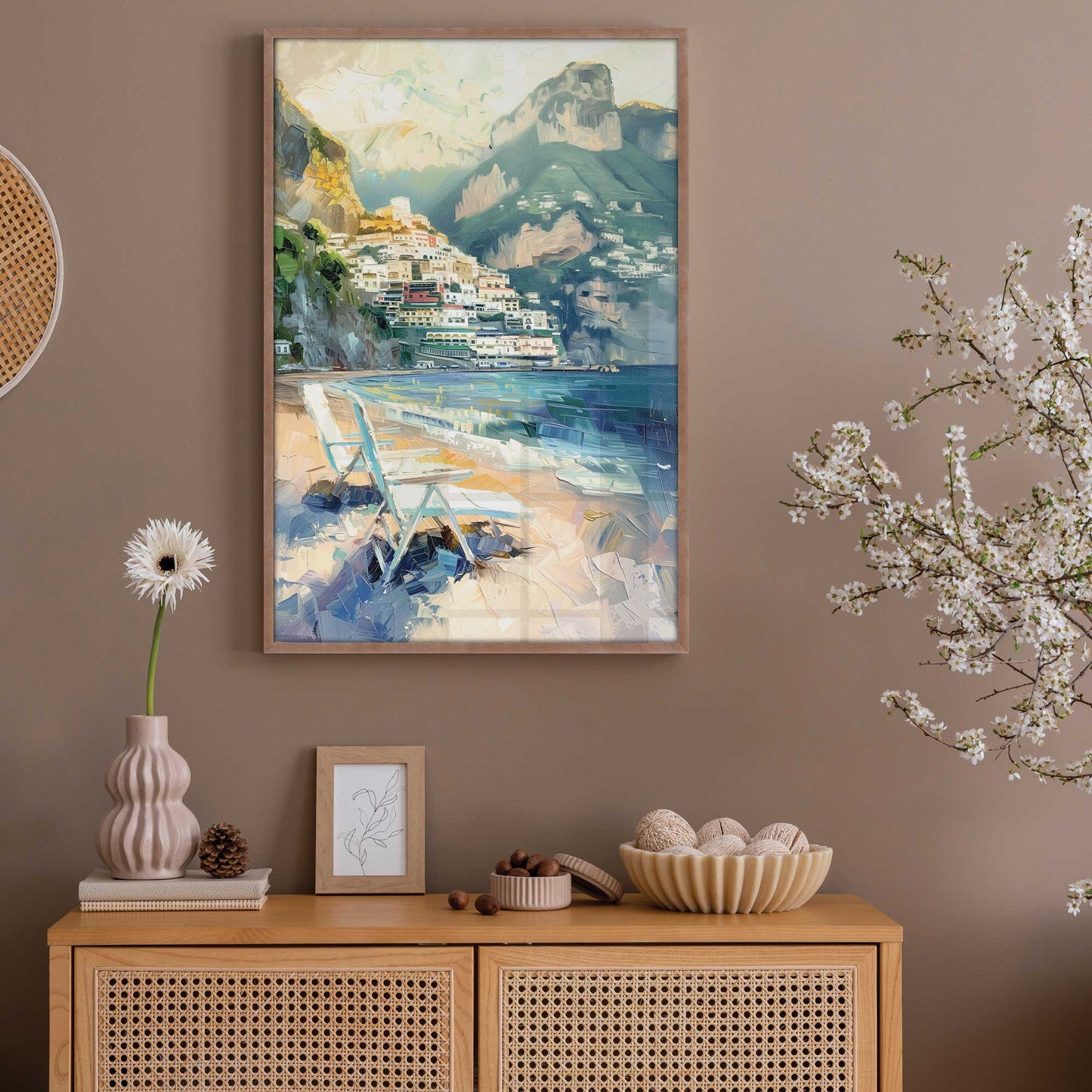 Positano Beachfront Idyll Print