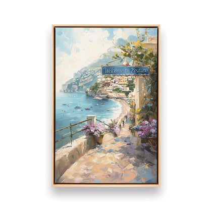 [Color:American Maple], Picture of art in a American Maple frame