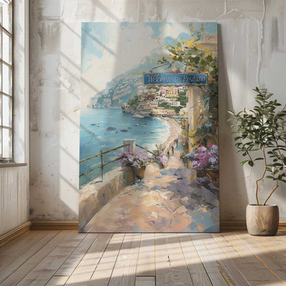 [Color:Stretched Canvas], Picture of art in a room