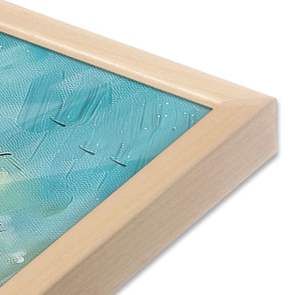 [Color:Raw Maple], Picture of art in a Raw Maple frame of the corner