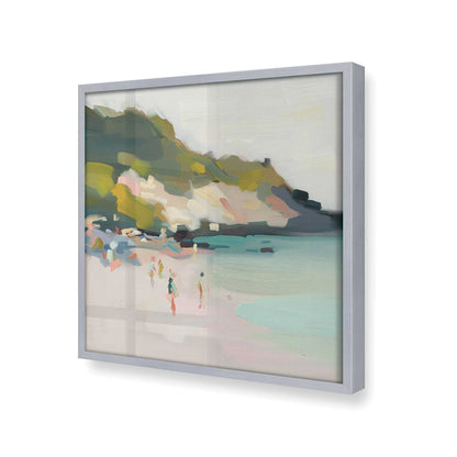 [Color:Polished Chrome], Picture of art in a Polished Chrome frame at an angle