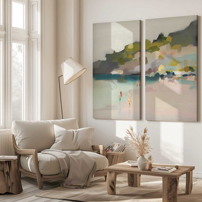 [Color:Stretched Canvas], Picture of art in a room