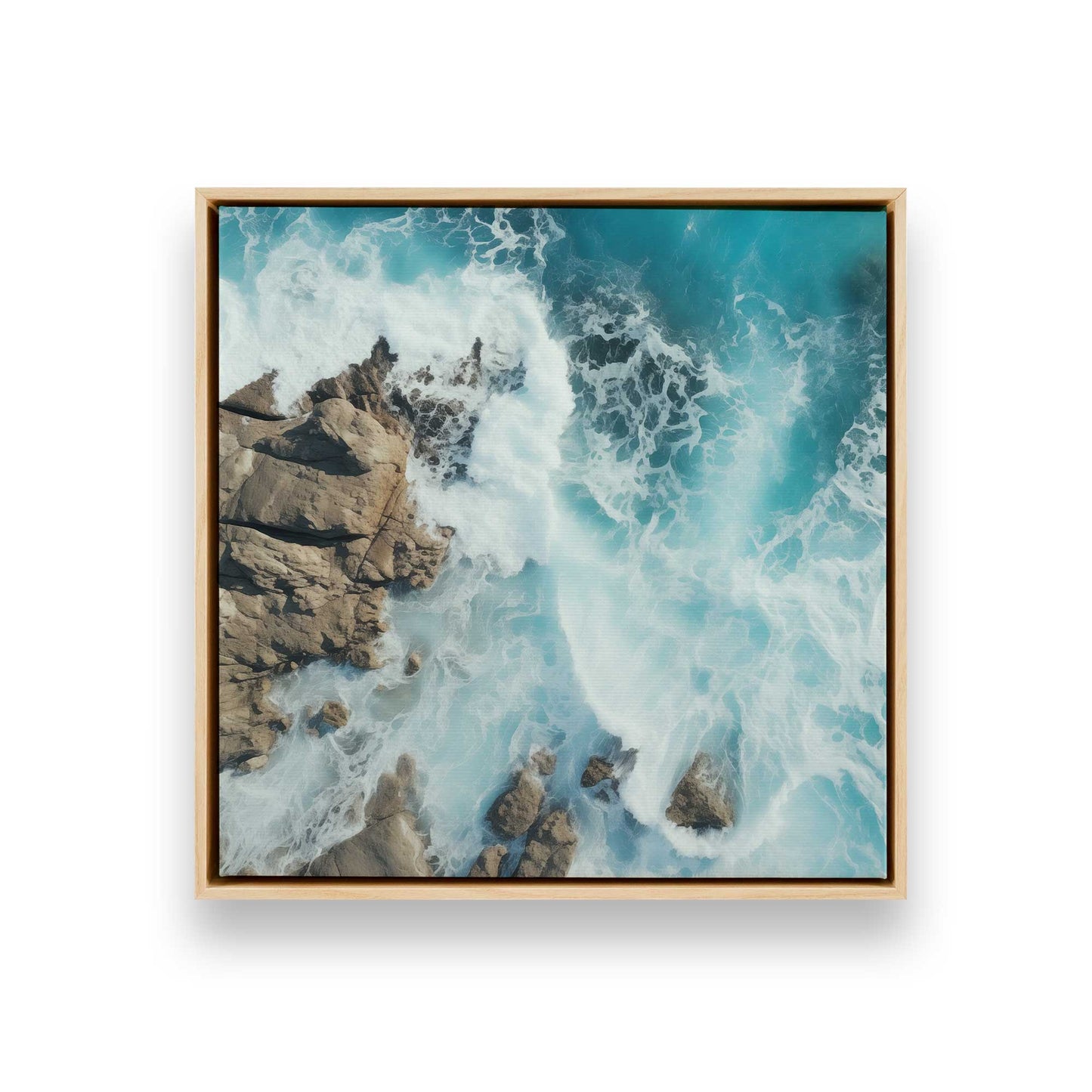 [Color:American Maple], Picture of art in a American Maple frame