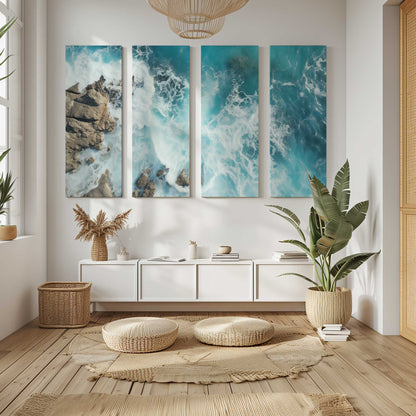 [Color:Stretched Canvas], Picture of art in a room