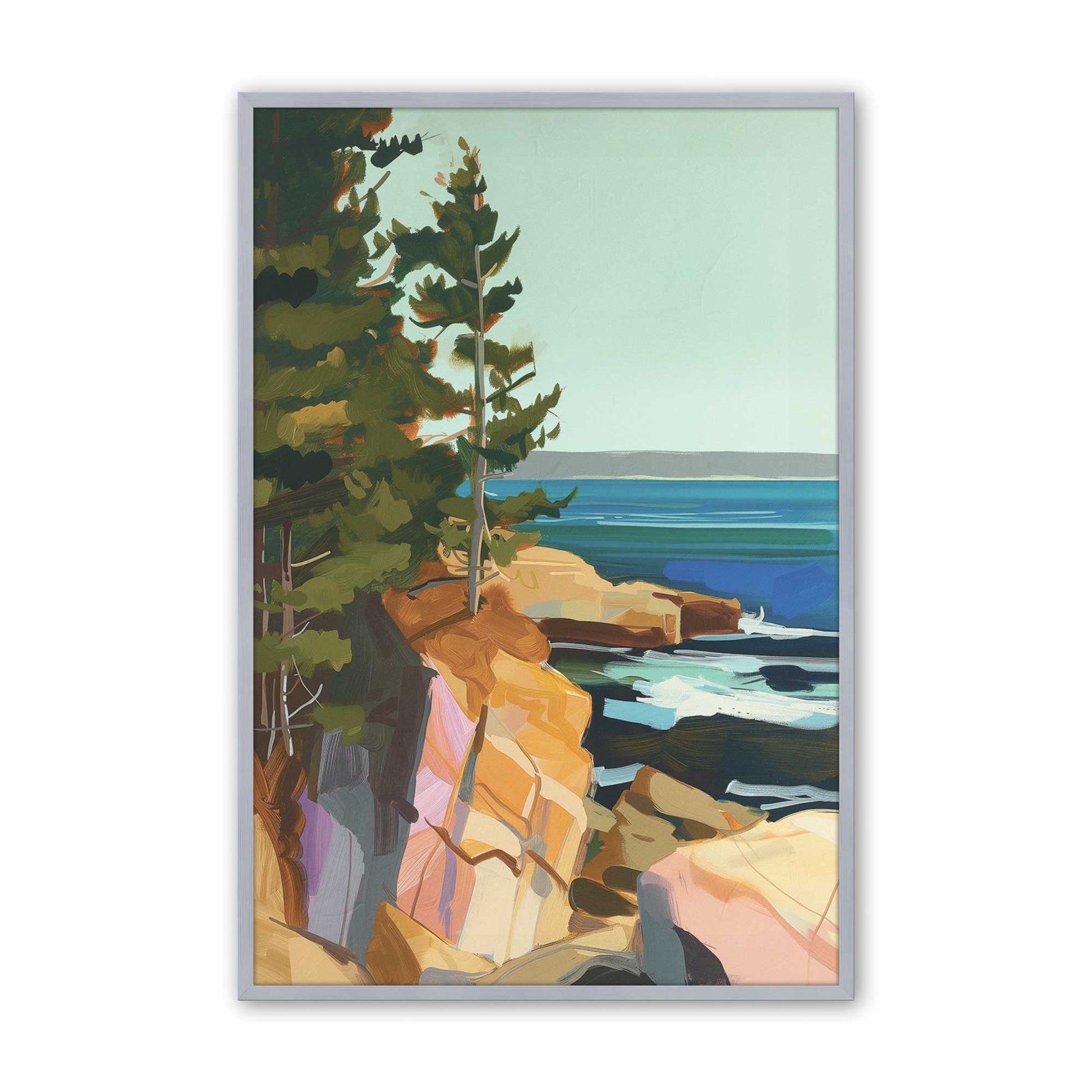 [Color:Polished Chrome], Picture of art in a Polished Chrome frame