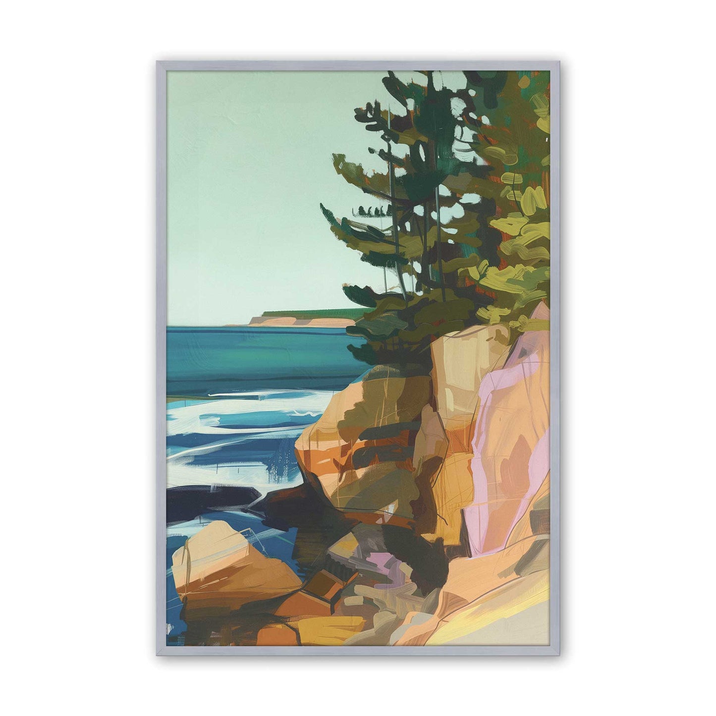 [Color:Polished Chrome], Picture of art in a Polished Chrome frame