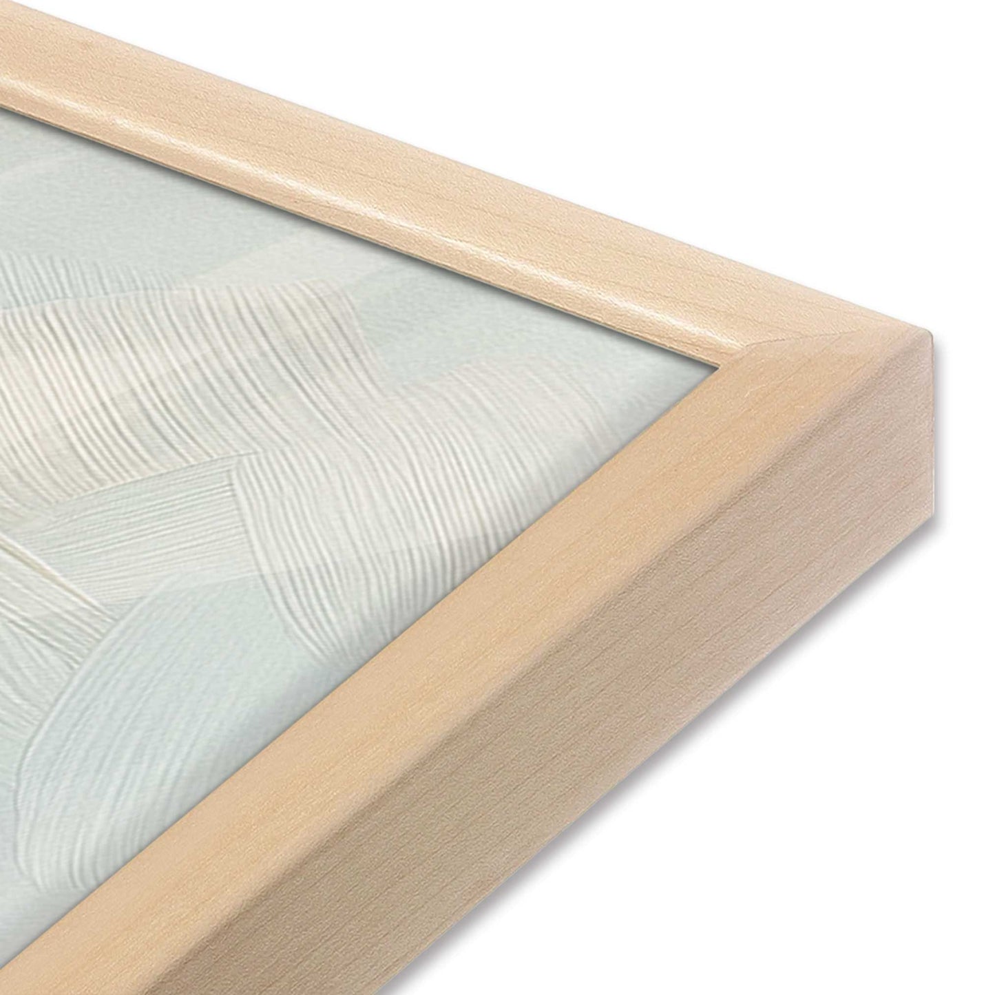 [Color:Raw Maple], Picture of art in a Raw Maple frame of the corner