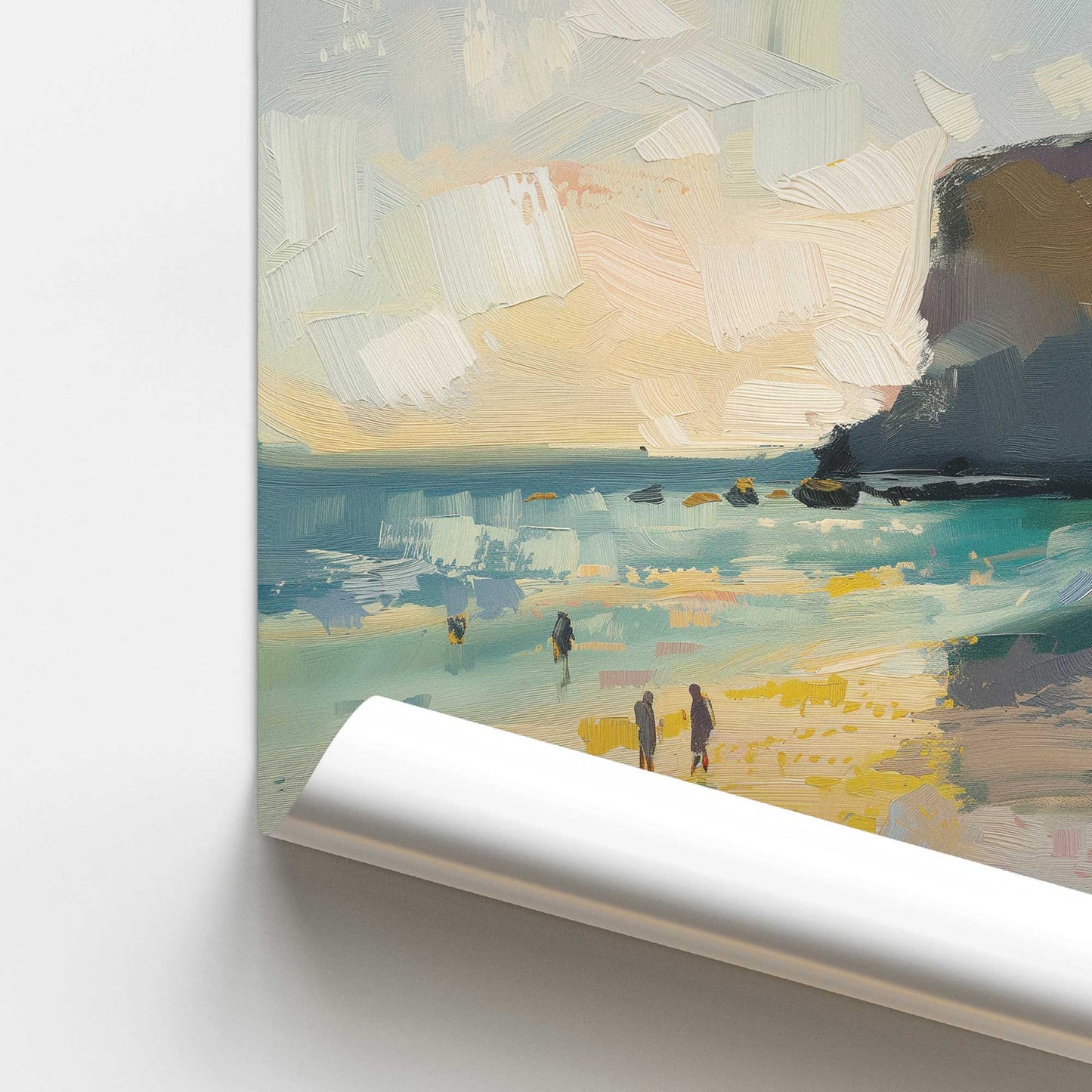 Seascape Sonata v2 Square Promotional Rolled Print