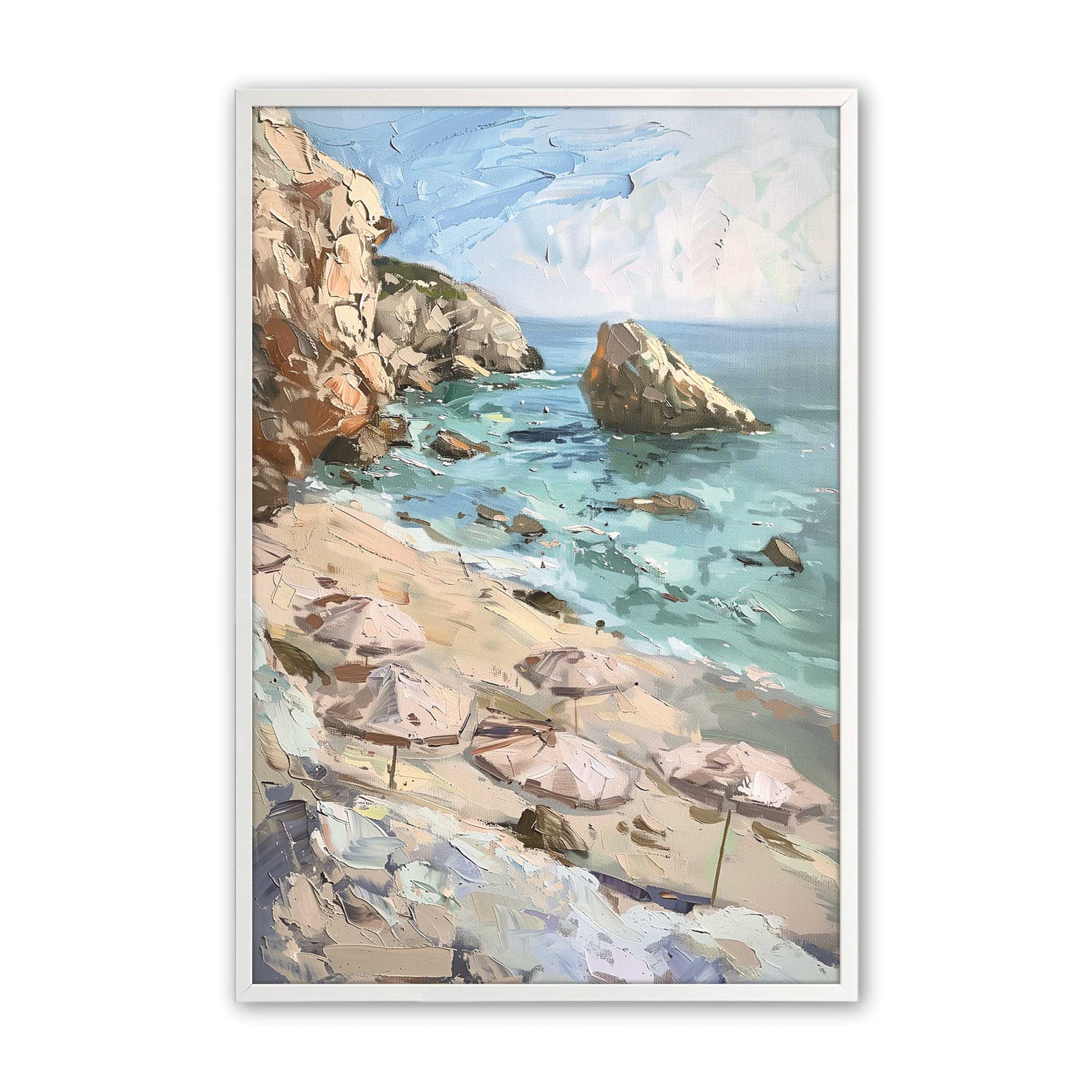 [Color:Opaque White], Picture of art in a Opaque White frame