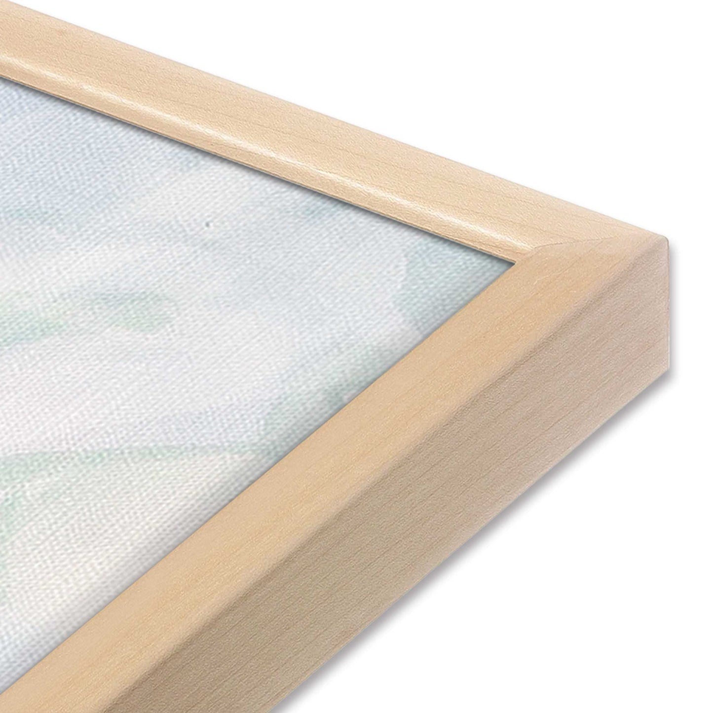 [Color:Raw Maple], Picture of art in a Raw Maple frame of the corner