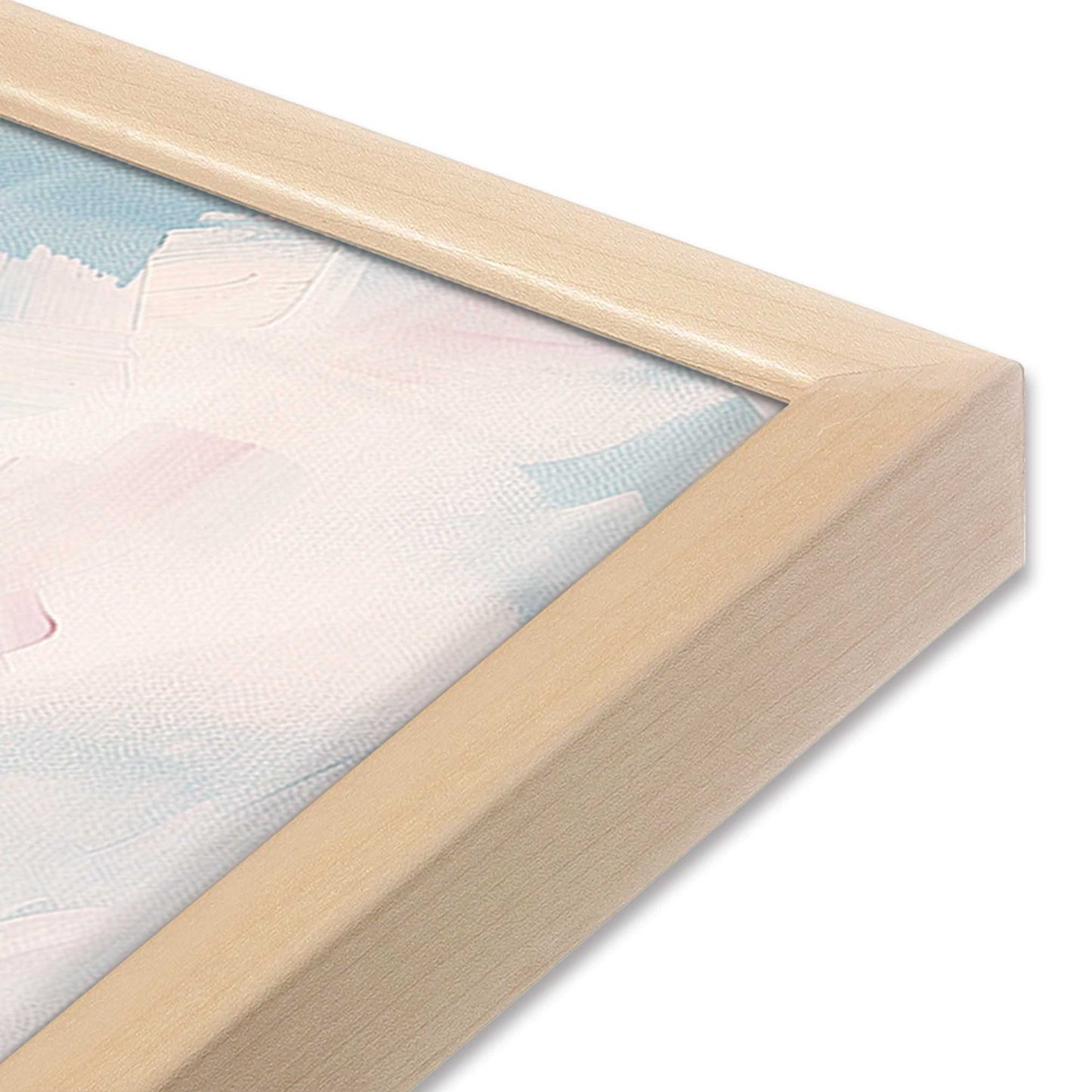 [Color:Raw Maple], Picture of art in a Raw Maple frame of the corner