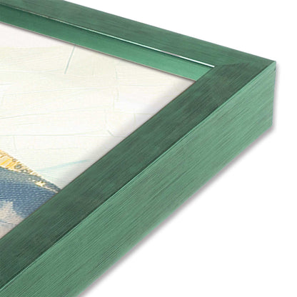 [Color:Lemon Grass], Picture of art in a Lemon Grass frame of the corner